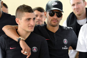 Marcos Verratti e Neymar Jr (Crédito: GettyImages)