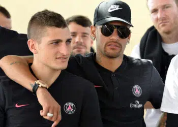 Marcos Verratti e Neymar Jr (Crédito: GettyImages)