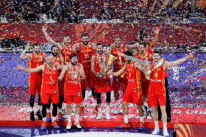 Equipe espanhola no Mundial de Basquete (Crédito: Getty Images)