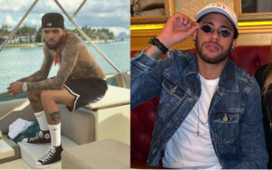 Chris Brown e Neymar Jr. (Crédito: Reprodução/Instagram)