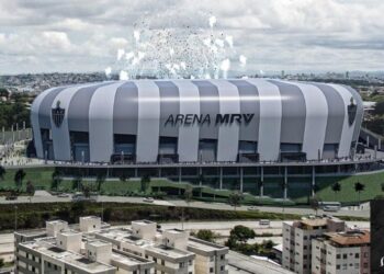 Projeção da Arena MRV (Crédito: Divulgação Atlético-MG)