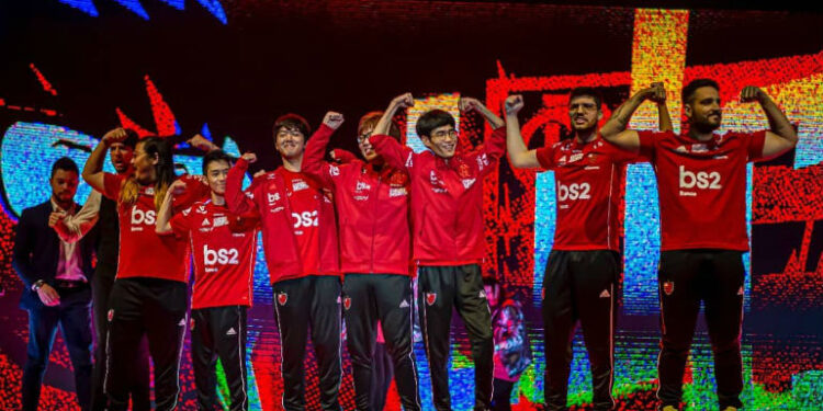 Equipe do Flamengo estreia hoje no Mundial de League of Legends (Crédito: Instagram)