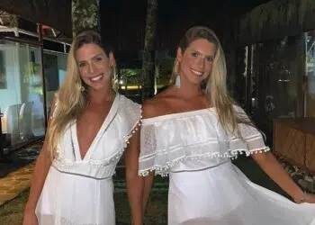Bia e Branca, as gêmeas do nado sincronizado (Crédito: Instagram)