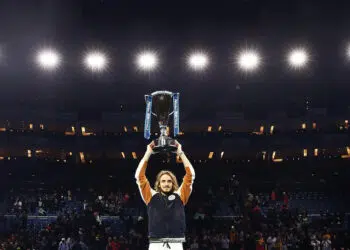 Tsitsipas venceu o ATP em Londres (Crédito: GettyImages)