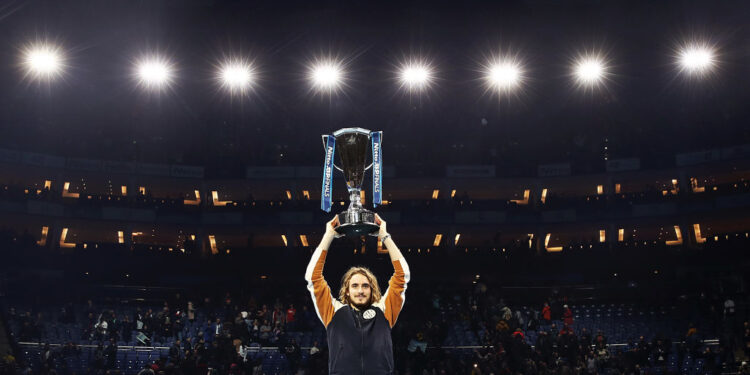 Tsitsipas venceu o ATP em Londres (Crédito: GettyImages)