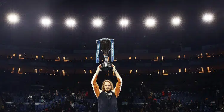 Tsitsipas venceu o ATP em Londres (Crédito: GettyImages)