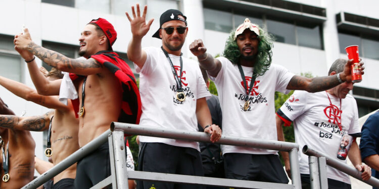 Atletas comemoram com a torcida na cidade maravilhosa (Crédito: GettyImages)