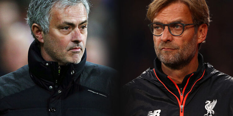 Jurgen Klopp vs José Mourinho (Crédito: GettyImages)