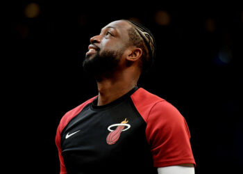 Dwayne Wade jogou com filho de Lebron (Crédito: Getty Images)