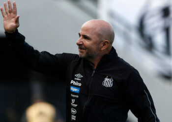 Sampaoli, técnico do Santos (Crédito: GettyImages)