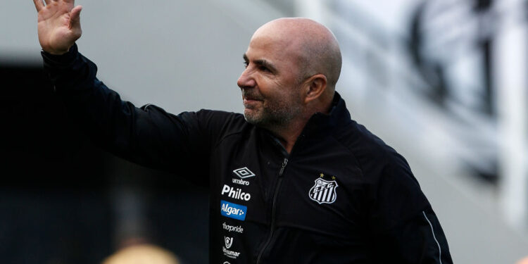 Sampaoli, técnico do Santos (Crédito: GettyImages)