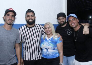 Gabigol curtiu ensaio de carnaval (Crédito: Wallace Barbosa / AgNews)