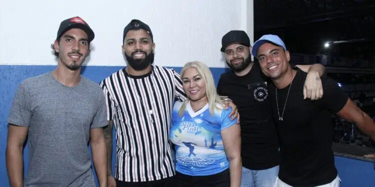 Gabigol curtiu ensaio de carnaval (Crédito: Wallace Barbosa / AgNews)