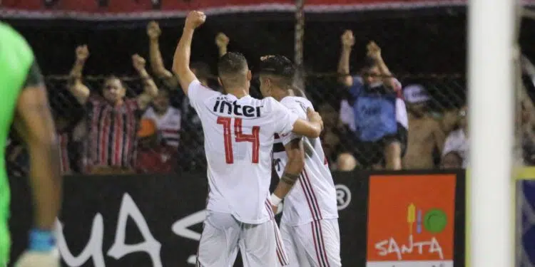 Tricolor goleou o Coritiba durante a partida das oitavas de final (Crédito: Igor Amorim/saopaulofc.net)