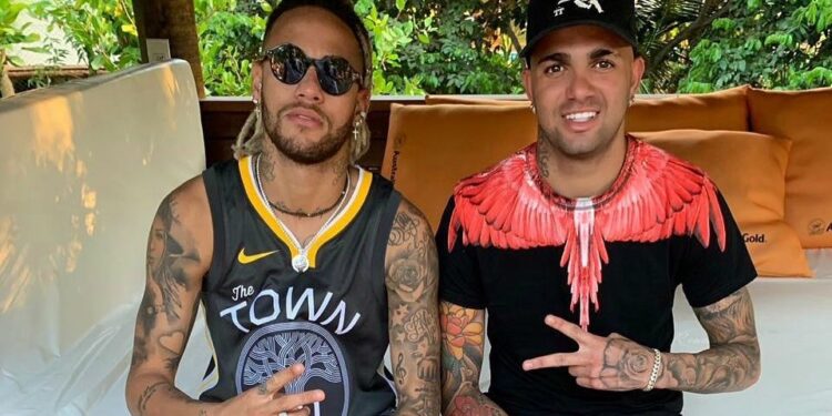 Neymar Jr fez questão de desejar boa sorte ao amigo (Crédito: Instagram)