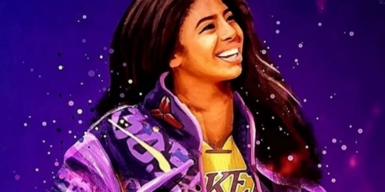 Mãe de Gianna Bryant, Vanessa Bryant, publica ilustração da filha (Crédito: Instagram)
