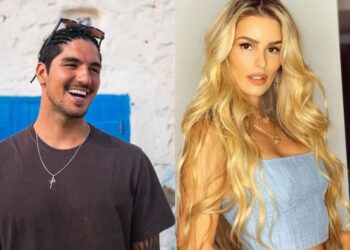 O casal está curtindo um tempo juntos em Maresias (Crédito: Instagram)