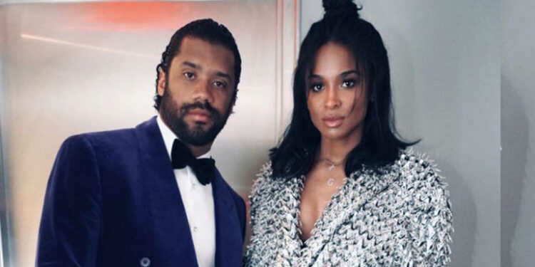 Russel Wilson e Ciara (Crédito: Instagram)