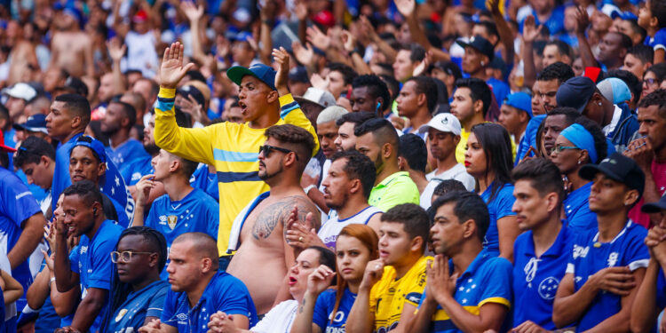 Torcida do Cruzeiro no Estádio Mineirão (Crédito: Vinicius Silva/Cruzeiro)
