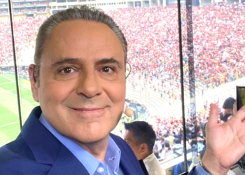 Luis Roberto projeta narração do paredão do Big Brother Brasil (Crédito: Instagram)