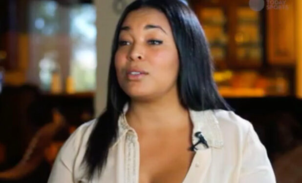 Josie Harris, ex de Floyd Mayweather, foi encontrada sem vida dentro de sua casa (Crédito: Transmissão / USA Today Sports)
