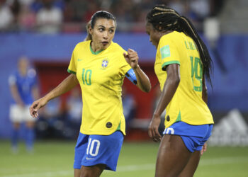 Marta e Bia abriram o placar para a Seleção Brasileira (Crédito: Getty Images)