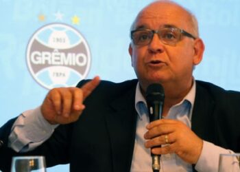 Presidente do Grêmio enfatizou ano deficitário após pausa por conta do coronavírus (Crédito: Divulgação/Grêmio)