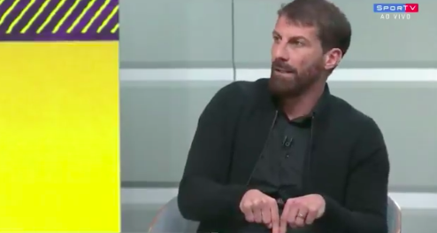 Comentarista recordou instantes de muita tristeza (Crédito: Transmissão SporTV)