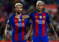 Messi e Neymar jogaram juntos por quatro anos e conquistaram dez títuos com o Barcelona (Crédito: Getty Images)