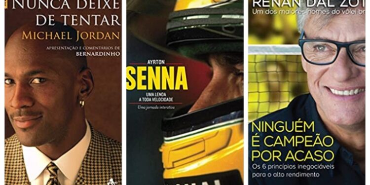 6 livros de personalidades do esporte para você conferir (Crédito: Reprodução/Amazon)