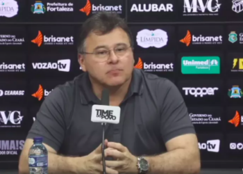 Robinson de Castro, presidente do Ceará (Crédito: Transmissão/Vozão TV)