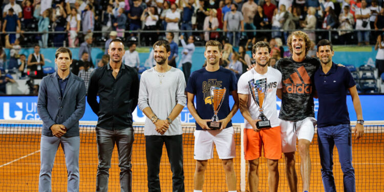 Tenistas que participaram do Adria Tour (Crédito: GettyImages)