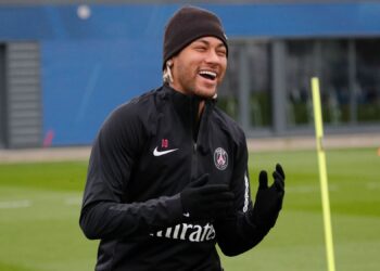 Neymar segue treinando no PSG (Crédito: C. Gavelle / PSG / Fotos Públicas)