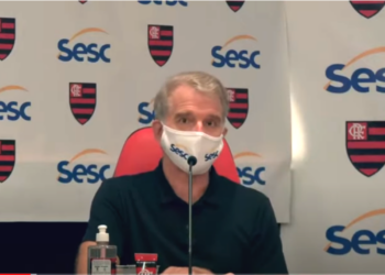 Bernardinho acerta parceria com o Sesc-RJ para treinar o Flamengo no vôlei (Crédito: Transmissão SESC RJ)