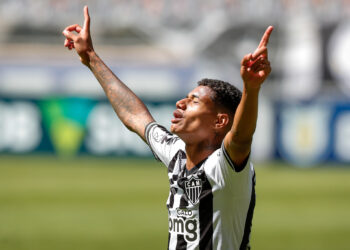 Jovem foi elogiado pelo mandatário do clube (Crédito: Bruno Cantini / Agência Galo / Atlético)