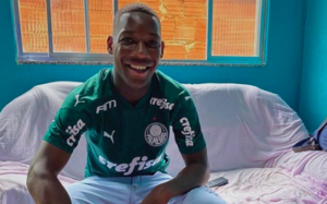 Patrick de Paula, volante de 20 anos do Palmeiras! (Crédito: Cesar Greco/Palmeiras)