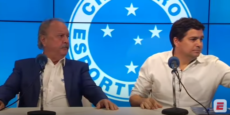 Cruzeiro: Clube consegue decisão favorável e bloqueio de R$ 6,8 milhões de Wagner Pires de Sá e Itair Machado (Crédito: Transmissão ESPN)
