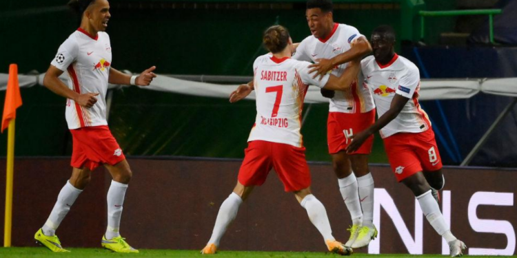 Jogadores do Red Bull Leipzig (Crédito: GettyImages)