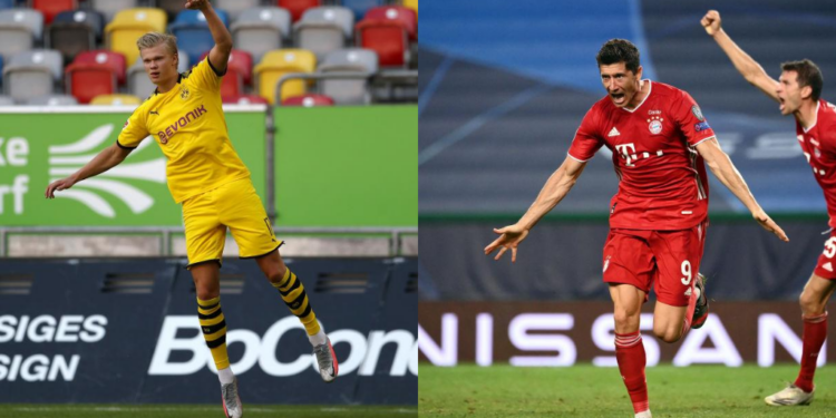 Haaland e Lewandowski são frequentemente comparados (Crédito: GettyImages)