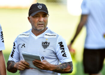 Jorge Sampaoli em ação pelo Atlético Mineiro (Crédito: GettyImages)