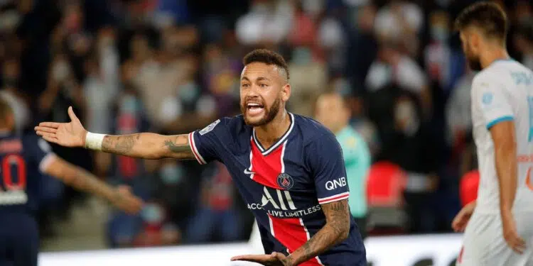Neymar em ação pelo Paris Saint-Germain (Crédito: C. Gavelle / PSG / Fotos Públicas)