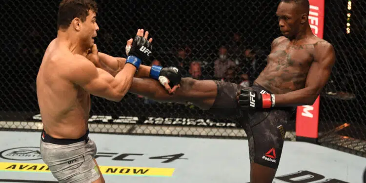 Israel Adesanya vence Paulo Borrachinha no UFC (Crédito: GettyImages)