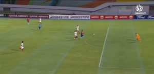 Jorge Wisltermann e Athletico-PR se enfrentaram na Libertadores (Crédito: Transmissão Conmebol TV - 15/09/2020)