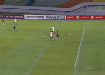 Jorge Wisltermann e Athletico-PR se enfrentaram na Libertadores (Crédito: Transmissão Conmebol TV - 15/09/2020)