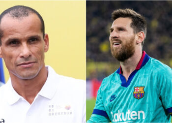 Rivaldo e Messi são ídolos do Barcelona (Crédito: GettyImages)