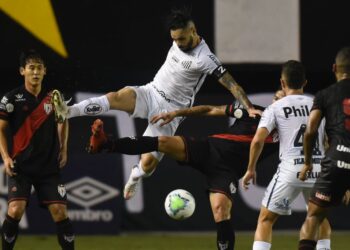 Santos perde em casa para o Atlético GO (Crédito: Ivan Storti/Santos FC)