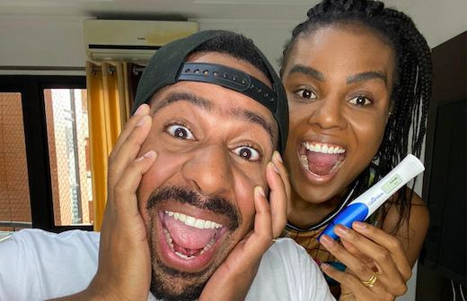 Vinicius de Paula e Fabiana, do vôlei (Crédito: Divulgação)