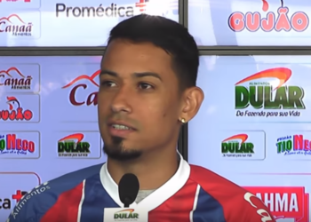 Lucca é regularizado no BID da CBF e pode estrear pelo Fluminense nesta quarta-feira, 14, contra o Atlético-MG (Crédito: Transmissão TV Bahêa)