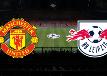 Manchester United e RB Leipzig duelam na Champions League (Crédito: GettyImages / Divulgação)