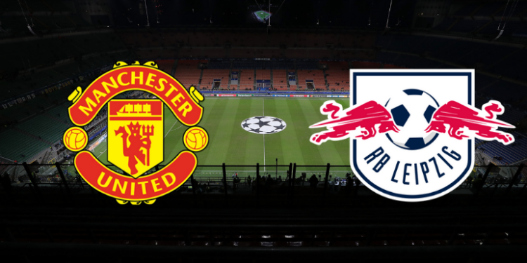 Manchester United e RB Leipzig duelam na Champions League (Crédito: GettyImages / Divulgação)